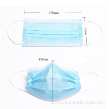 Wholesale Disposable Mask Breathable 3 Layer Face Mask